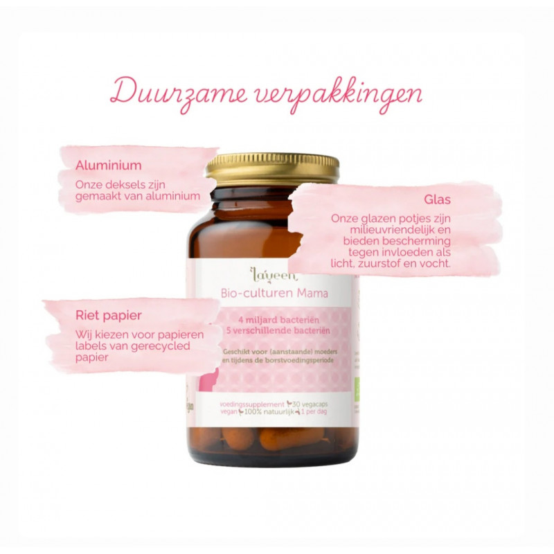 Laveen BIO Culturen Mama Probiotiká 30 probiotických kapsúl