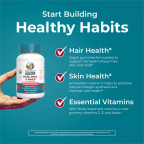 Mary Ruth's Bio Hair, Skin, & Nail Gummies jahodové 60 ks