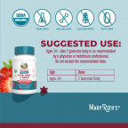 Mary Ruth's Bio Hair, Skin, & Nail Gummies jahodové 60 ks