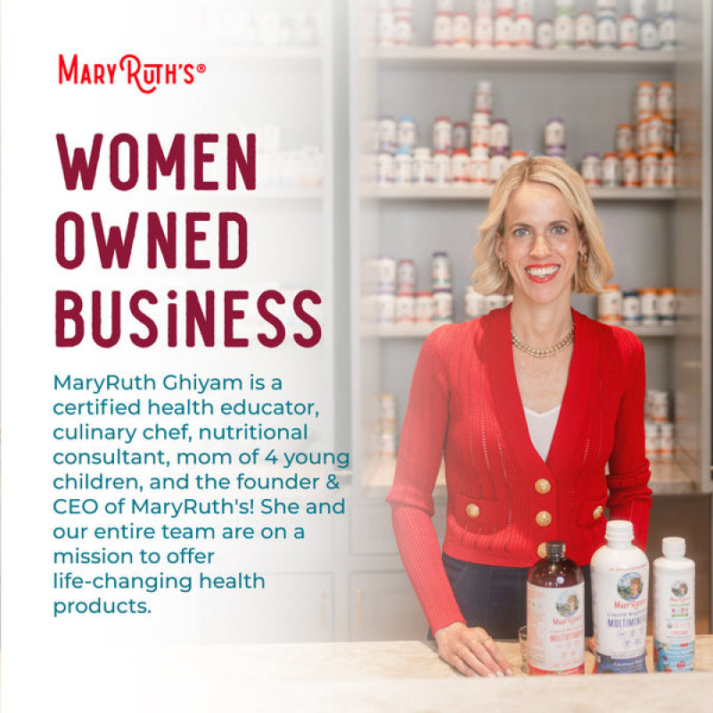 Mary Ruth's Bio Hair, Skin, & Nail Gummies jahodové 60 ks