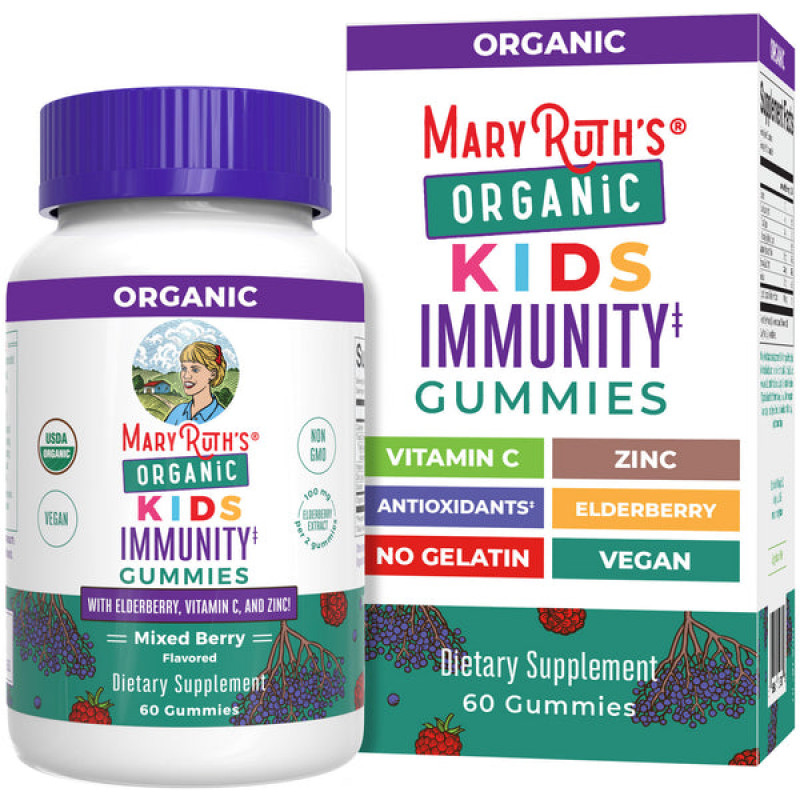 Mary Ruth's Bio Immunity Gummies pre deti od 4 rokov 60 ks