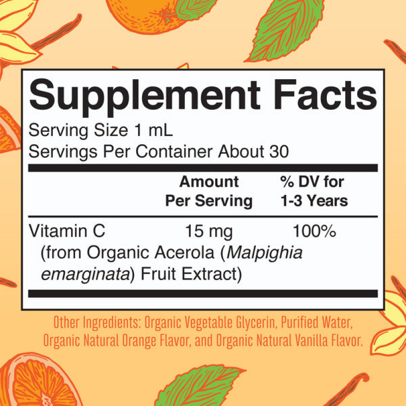 Mary Ruth's Bio Vitamín C pre deti od 1 do 3 rokov tekutý 30 ml 