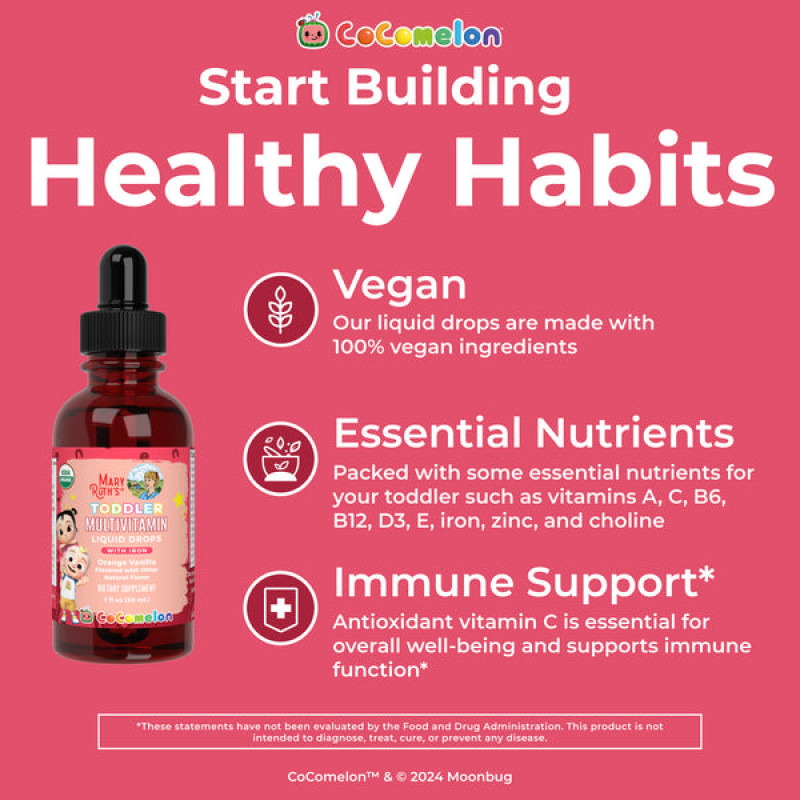 Mary Ruth's Bio multivitamín so železom pre deti od 1 do 3 rokov tekutý 30 ml